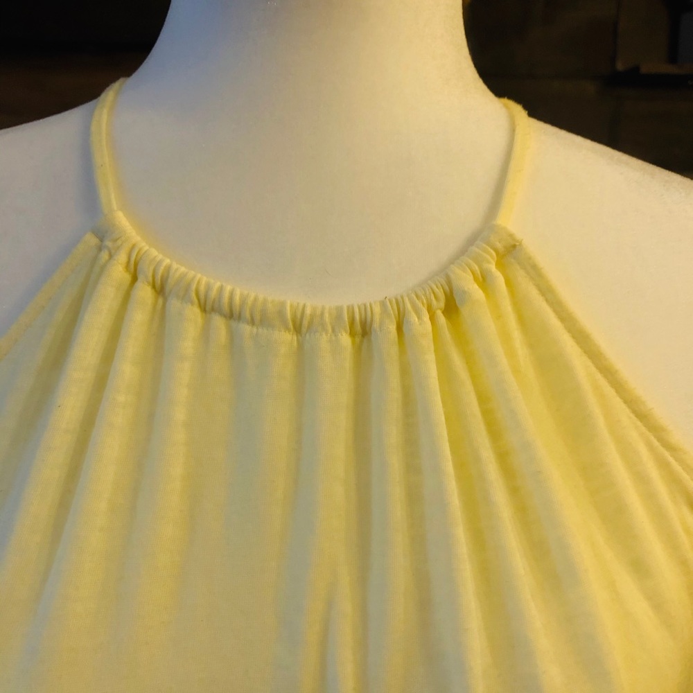 Forever 21 Yellow Drawstring Neck Tank - Picture 4 of 4